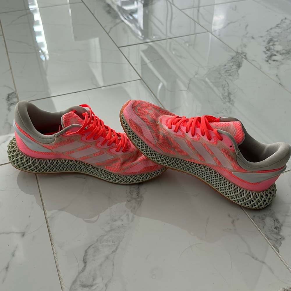 Adidas 4D FWD neon Orange 3D printed 8.5 42